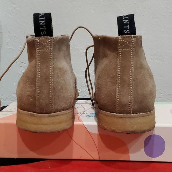 All Saints Kit Lace Chukka Suede Ankle Boots Size 43 Euro US 10 main image 4